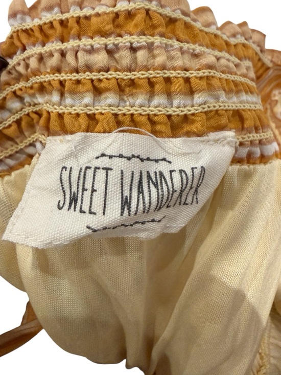 💜5/$50💜 Sweet Wanderer Floral Mustard Midi Dress - Picture 8 of 10